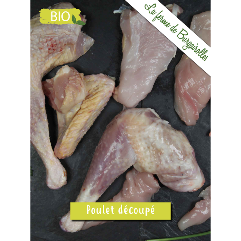 Poulet découpé BIO